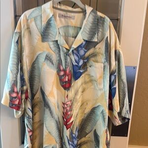 Tommy Bahama Tropical Leaf Print Shirt